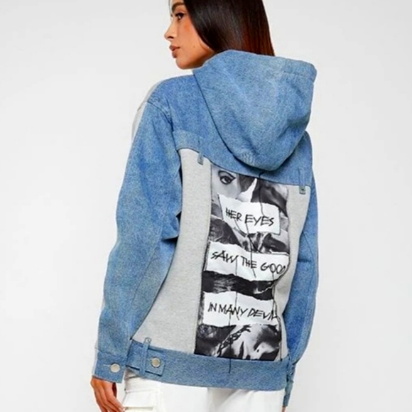 Maniere De Voir Tops - Maniere DeVoir oversized hoodie